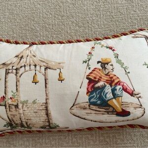 Source Unknown Multicolor Accent Pillow